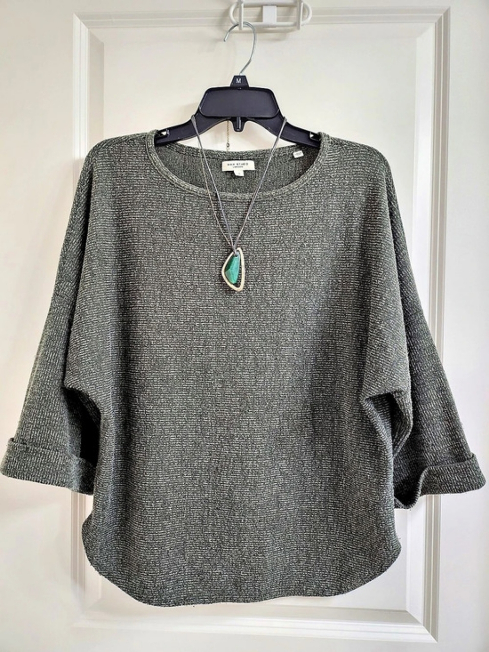 Olive/Black Mix Light Sweater NWOT